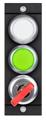 Euchner MSM-1-P-CA-PPW-D4-161474 Submodule MSM-1-P (2 illuminated pushbuttons, middle, top/bottom, key-operated rotary switch)
