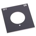 Allen Bradley 800H-Y29 800H PB OFF-ON Standard Legend Plate