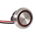 Allen Bradley 800K-22FMR24X01U100 800K 225mm Piezo Push Button 24V AC/DC Illuminated Red 1 NC Symbol