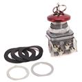 Allen Bradley 800T-E15M6B 30 mm Cyl Lock Push-Button 800T PB