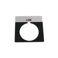 Allen Bradley 800T-X524 30mm 800T LOW Legend Plate