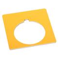 Allen Bradley 800T-X679 30mm 800T Yellow Blank Legend Plate