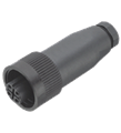 Pepperl+Fuchs V16-G Female connector, dia 24, 6-pin+PE, field attachable