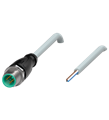 Pepperl+Fuchs V1S-G-2M-PVC Male cordset single-ended M12 straight A-coded, 4-pin, PVC cable grey