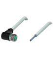 Pepperl+Fuchs V3-WM-10M-PVC Female cordset single-ended M8 angled A-coded, 3-pin, PVC cable grey