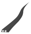 Pepperl+Fuchs VAZ-FK-S-BK-2,5MM AS-Interface flat cable for external auxiliary voltage up to 24 V