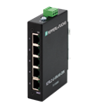 Pepperl+Fuchs ICRL2-U-5RJ45-DIN Ethernet unmanaged switch with 5 RJ45 ports and extended temperature range