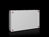 Rittal KX 1537.000 KX terminal kutusu, GYD: 500x300x120 mm, çelik sac, montaj plakasız, kapaklı, kablo giriş plakası