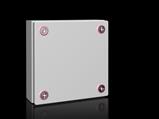 Rittal KX 1516.000 KX terminal kutusu, GYD: 200x200x80 mm, çelik sac, montaj plakasız, kapaklı, kablo giriş plakasız