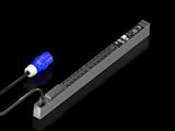Rittal DK 7979.310 DK PDU anahtarlanabilir, kompakt basic güç dağıtımı, faz başına enerji ölçümü dahil, ayrı ayrı devreye alınabilen çıkış yuvaları, network ara yüzlü ve ekranlı ile, GUD: 44x845x70mm, IEC 60 320: 12x C13 + 1x C19