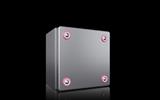 Rittal KX 1564.000 KX terminal kutusu, GYD: 150x150x120 mm, paslanmaz çelik 14301, montaj plakasız, kapaklı, hızlı kilit ile
