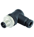 Pepperl+Fuchs V15S-W Male connector M12 angled A-coded 5-pin, for cable diameter 4 - 6 mm, field-attachable