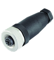 Pepperl+Fuchs V17-G-PG9 Female connector M12 straight A-coded 8-pin, for cable diameter 6 - 8 mm, field-attachable