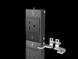 Rittal SZ 2500.711 SZ socket box for LED system light, with socket for UK,