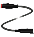 Pepperl+Fuchs DT2S-G-BK7,5M-PUR/0,75-DT2P-G Cordset Deutsch socket straight to Deutsch plug straight, 2-pin, PUR cable black