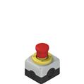 Pizzato ES AC31430 Complete unit with enclosure, emergency pushbutton, luminous disc and contacts