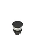 Pizzato E2 1PU2F1490 Spring-return black mushroom pushbutton