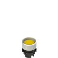 Pizzato E2 1PU2P5290 Spring-return yellow booted pushbutton