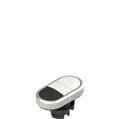 Pizzato E2 1PDRL90221 Double lower flush pushbutton, without marking