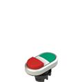 Pizzato E2 1PDSL90423 Double lower projecting pushbutton, without marking