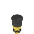 Pizzato E2 1PERZ4511 Black mushroom pushbutton, turn to release