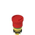 Pizzato E2 1PERZ4731 Turn to release emergency pushbutton with green marking dotted line