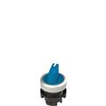 Pizzato E2 1SL12ACD69AB Illuminated short handle selector, 2 positions blue with marking