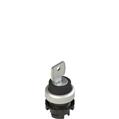 Pizzato E2 1SC3DCE19AA Key selector, 3 positions black without marking