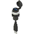 Pizzato E2 1USB9AN1.8 USB socket 30 EROUND series