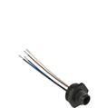Pizzato VF CNP4PM M12 plastic male wired connector, 4 poles, for PG 13,5 threads
