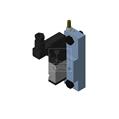Dopag 1007380 Solenoid valve plate with industrial plug type CI
