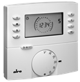 Alre FTRFBu180.121/V2 Wireless room temperature sensor with timer, surface mounting, backlighting