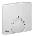 Alre RTBSB-201.002 Room thermostat, surface-mounted super flat, 5…30…°C, 230V AC, 2(1)A, NC contact, ECO function