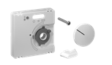 Alre JZ-007.100 Cover set for room thermostat for cooling ceilings KTRRU-052245, 55×55, pure white (RAL9010), gloss