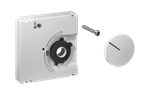 Alre JZ-008.001 Cover set for room thermostat for cooling ceilings KTRRU-052244, 50×50, pure white (RAL9010), matt