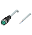 Pepperl+Fuchs V1-G-6M-PUR Female cordset single-ended M12 straight A-coded, 4-pin, PUR cable grey
