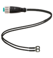 Pepperl+Fuchs V1-GY-1,5M-PUR-TAP Y connection cable M12 socket straight A-coded 4-pin, PUR 2x single cores