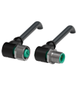 Pepperl+Fuchs V1-W-BK7M-PUR-U5/ABG-V1-W Cordset M12 socket angled to M12 plug angled A-coded, 4-pin, PUR cable black, shielded, UL-approved
