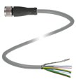 Pepperl+Fuchs V19-G-8,6M-PUR-ABG-Y292284 Female cordset, M12, 8-pin, shielded, PUR cable