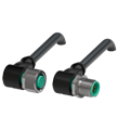Pepperl+Fuchs V19-W-BK2M-PUR-U-V19-W Cordset M12 socket angled to M12 plug angled A-coded, 8-pin, PUR cable black, UL approved