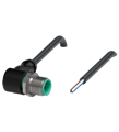 Pepperl+Fuchs V1S-W-BK10M-PVC-U Male cordset single-ended M12 angled A-coded, 4-pin, PVC cable black, UL approved
