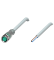 Pepperl+Fuchs V31-GM-A2-2M-PUR Female cordset single-ended M8 straight A-coded, LED 4-pin, PUR cable grey