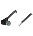 Pepperl+Fuchs V31-WM-BK10M-PVC-U Female cordset single-ended M8 angled A-coded, 4-pin, PVC cable black, UL approved