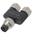 Pepperl+Fuchs V31S-T-V3 Y-Splitter M8 plug 4-pin to 2x M8 socket 3-pin