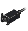 Pepperl+Fuchs JPT2-G/V2-BK5M-PUR Single-ended female cordset, Junior Power Timer, LED, 2-pin, PUR cable