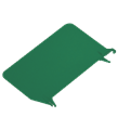 Pepperl+Fuchs LB9182A Separation wall for mounting on LB backplanes, color: green