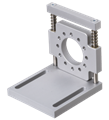 Pepperl+Fuchs MBT-36ALS Spring-loaded mounting bracket with a diameter of 36 mm