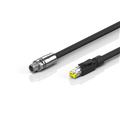 Beckhoff C9900-K704...K712,-K724,-K726...-K728,-K773,-K789 CP-Link 4 cable, shielded, PUR, 4 x 2 x AWG24/7, drag-chain suitable, black, Cat6A