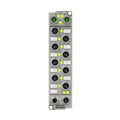 Beckhoff ER1098-0001 EtherCAT Box, 8-channel digital input, 24 V DC, 10 µs, ground switching, M8, zinc die-cast
