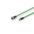 Beckhoff ZK1096-8691-0xxx Industrial Ethernet/EtherCAT G/G10 cable, Cat6/Cat6A, PUR, 4 x 2 x AWG26, fixed installation